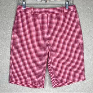 Talbot’s Petites Heritage Checkered Shorts Size 6P